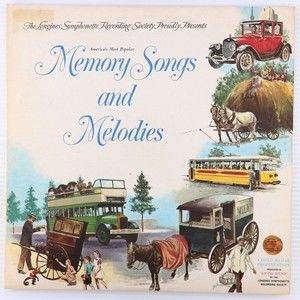 Memory Songs & Melodies, Longines Symphonette Stereo 2x LP Vinyl Record LWGF 5 6